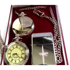 Royal Marines Commando Silver Plated Military Gift Set